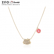 潮色绘xHelloKitty 3028 联名项链