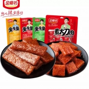 金磨坊 休闲零食 亲亲条+素大刀肉 约53包