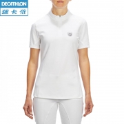 迪卡侬 女子 马术竞赛 POLO 运动短袖 马术服