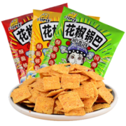 只伊佳 花椒锅巴 9包约400g爆辣味麻辣味椒香味特产