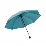 虾选 三折手开纯色 折叠伞 简约便携雨伞
