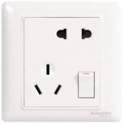 Schneider Electric 施耐德电气 睿意系列 错位五孔带开关