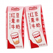 新希望 红豆薏米牛奶 200ml*12盒