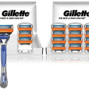 Gillette 吉列 Fusion 5+1 手册 剃须刀 剃须刀 男士 单品 主体+替换刀头16个