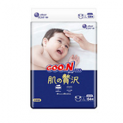 GOO.N 大王 奢华肌系列 婴儿纸尿裤 S64片*4包