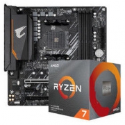 24期免息：GIGABYTE 技嘉 B550M AORUS ELITE 主板 + AMD 锐龙 Ryzen 7 3700X CPU处理器 板U套装