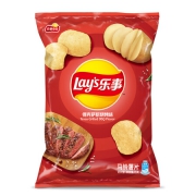 Lays 乐事 薯片  得克萨斯烧烤味 75克*4件