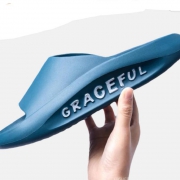 限尺码、聚划算百亿补贴：grace 洁丽雅 TL006 男士厚底拖鞋