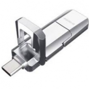 PLUS会员：aigo 爱国者 U393 Type-C双U口 USB3.1固态U盘 128GB