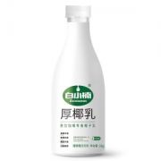 白小楠 厚椰乳 2斤大瓶装 茶饮咖啡专用