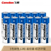有券的上：Camelion 飞狮 碳性电池 (12节、5号)