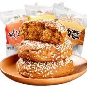 口感酥软！鑫炳记 太谷饼 三种口味 1500g