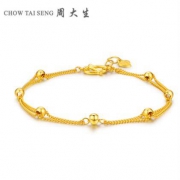 CHOW TAI SENG 周大生 女士黄金手链 4.20g