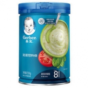 Gerber 嘉宝 米粉婴儿辅食 混合蔬菜米粉 宝宝高铁米糊3段250g(8-36个月适用)