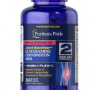 prime会员！Puritan's Pride 普丽普莱 三倍浓度氨糖维骨力胶囊 360粒  直邮含税到手￥197.05
