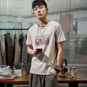 限尺码：TONLION 唐狮 624210022330 男士短袖T恤*2件