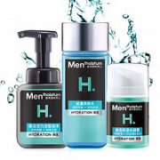 Mentholatum 曼秀雷敦 男士三部曲护肤套装 （洁面泡沫150ml+爽肤水120ml+水凝霜50ml）