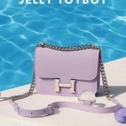 香港潮牌  Jellytoyboy 2021新款 女士单肩腋下防水果冻包