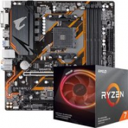 GIGABYTE 技嘉 AMD 锐龙 Ryzen 7 3700X CPU处理器 + 小雕 B450M AORUS ELITE 板U套装