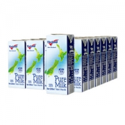 天猫超市 新西兰进口 纽仕兰 全脂高钙纯牛奶 250ml*48盒