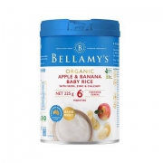 聚划算、88VIP：BELLAMY'S 贝拉米 有机米粉 国行版 2段 苹果香蕉味 225g