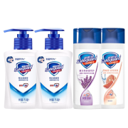舒肤佳 洗手液75ml*2瓶+沐浴露80ml*2瓶