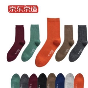 J.ZAO 京东京造 6941592712404 男士中筒袜 5双装