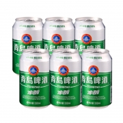聚划算百亿补贴：青岛啤酒冰醇 330ml*6罐