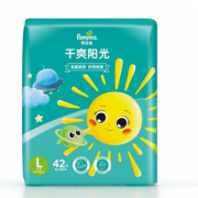 PLUS会员！Pampers 帮宝适 干爽阳光系列 纸尿裤 L42片