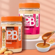 美国进口 PBFIT 87%脱脂花生酱粉 227g 遇水成酱