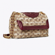 Tory Burch FLEMING SOFT 女士粗花呢小号链条包