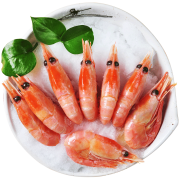 PLUS会员：浓鲜时光 北极甜虾 2.15kg