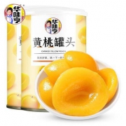 华味亨 黄桃罐头 3罐