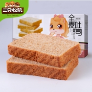 聚划算百亿补贴：三只松鼠  全麦吐司 600g