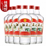 PLUS会员：漓江牌 江三花酒 52度高度米香白酒 480ml*6瓶 整箱装