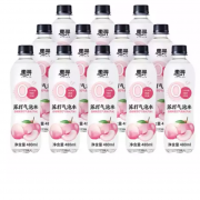 京东极速版：惠寻 白桃味 无糖苏打水 饮料 480ml*12瓶