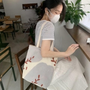 白菜价：锦元素 时尚文艺帆布袋