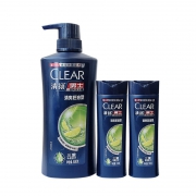 聚划算百亿补贴：CLEAR 清扬 清爽控油型 男士去屑洗发露500g+200g