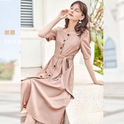 DUIBAI 对白 ADQ053P 女士气质连衣裙