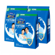 PLUS会员：完达山 益生元奶粉 高钙无蔗糖 400g*1袋*3件
