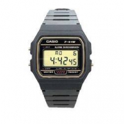 CASIO 卡西欧 F-91WG 男士防水石英手表