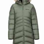 XS码！Marmot 土拨鼠 Montreal蒙特利尔 女士700蓬中长款毛领羽绒服78570