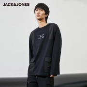 JACK&JONES 杰克琼斯 220402001 利物浦足球俱乐部联名 长袖T恤