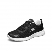 SKECHERS 斯凯奇 661061-BKW 男款透气跑鞋