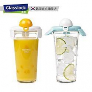 Glasslock 三光云彩 PC-618 韩版女玻璃杯子 450ML