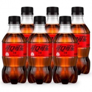 百亿补贴：可口可乐 零度无糖可乐300ml*6瓶