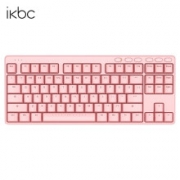 iKBC S200 无线机械键盘 87键 粉色