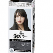 不伤发！Kao 花王 liese prettia系列泡沫染发剂 #黑色 108ml