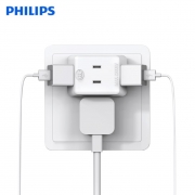 PHILIPS 飞利浦  插座转换器  一转三  1301P
