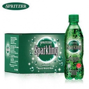 SPRITZER 事必胜 无糖天然气泡水 325ml*24瓶整箱